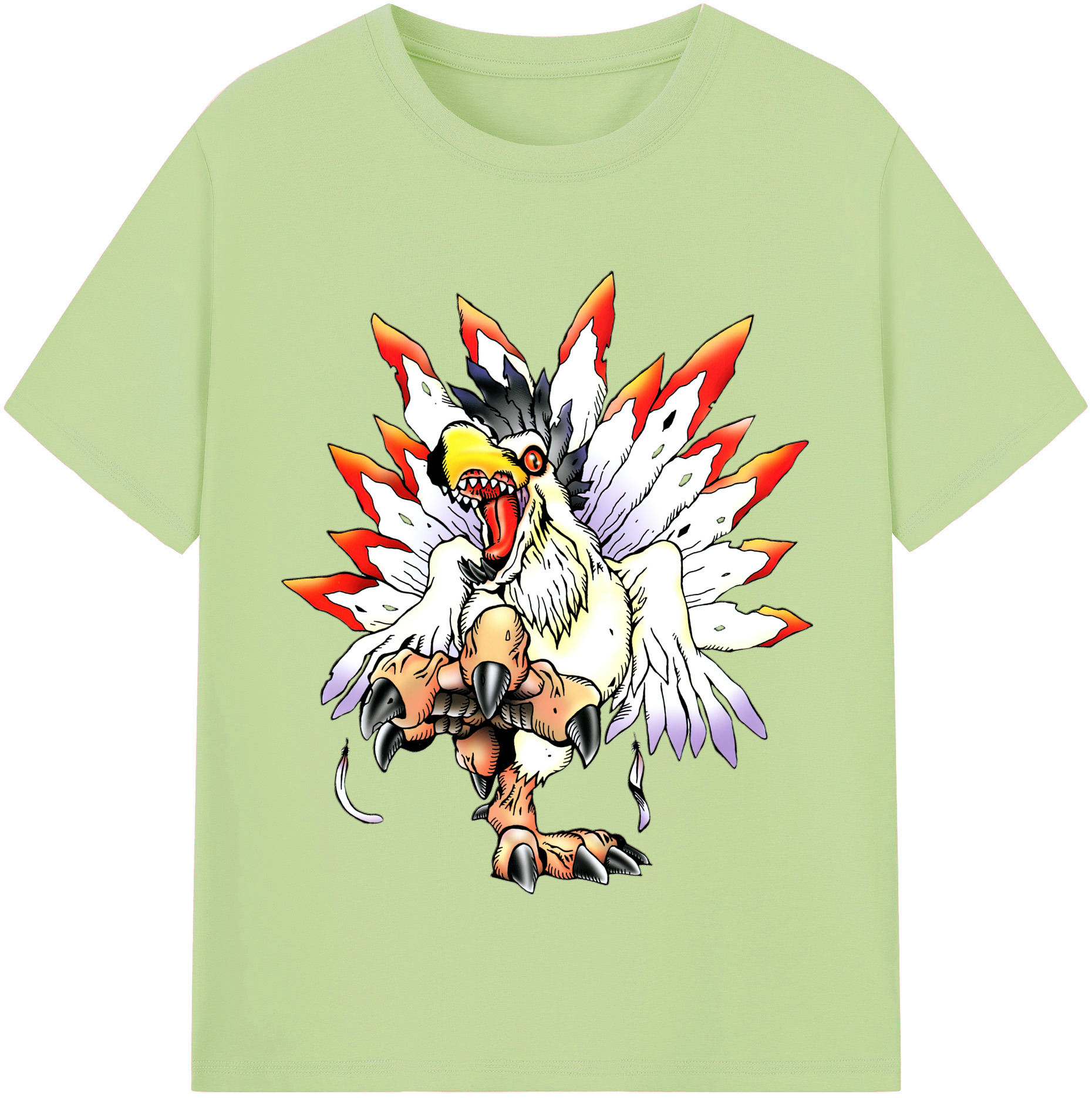 （画像用） Digimon デジタルモンスター/デジモン 綿100％半袖Tシャツ（フロントプリント）
